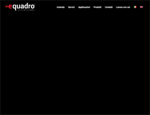 Tablet Screenshot of equadro.com